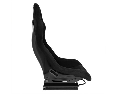 Sports seat 'LV' - Black - Fixed polyester backrest - incl. slides, Image 4