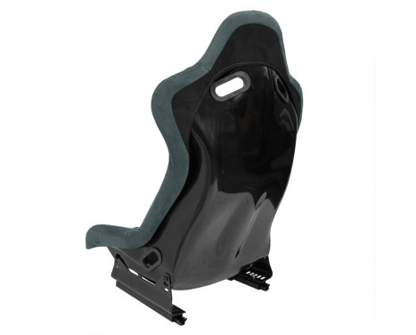 Sports seat 'LV' - Black/Grey - Fixed polyester backrest - incl. slides, Image 2