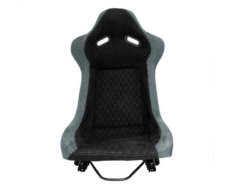 Sports seat 'LV' - Black/Grey - Fixed polyester backrest - incl. slides, Image 3