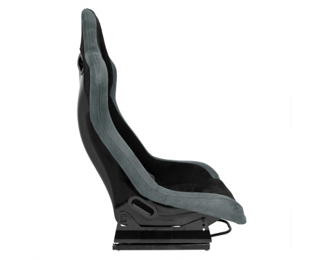 Sports seat 'LV' - Black/Grey - Fixed polyester backrest - incl. slides, Image 4