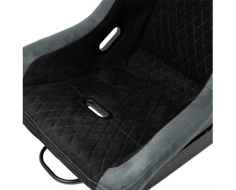 Sports seat 'LV' - Black/Grey - Fixed polyester backrest - incl. slides, Image 5