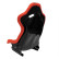 Sports seat 'LV' - Black/Red - Fixed polyester backrest - incl. slides, Thumbnail 2