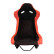 Sports seat 'LV' - Black/Red - Fixed polyester backrest - incl. slides, Thumbnail 3