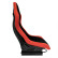 Sports seat 'LV' - Black/Red - Fixed polyester backrest - incl. slides, Thumbnail 4