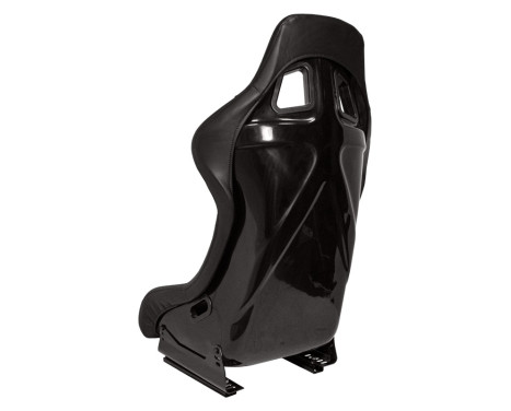 Sports seat 'MO' - Black Artificial leather - Fixed polyester backrest, Image 2