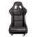 Sports seat 'MO' - Black Artificial leather - Fixed polyester backrest, Thumbnail 3