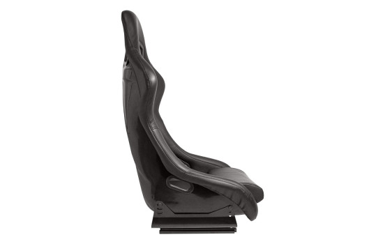 Sports seat 'MO' - Black Artificial leather - Fixed polyester backrest, Image 4