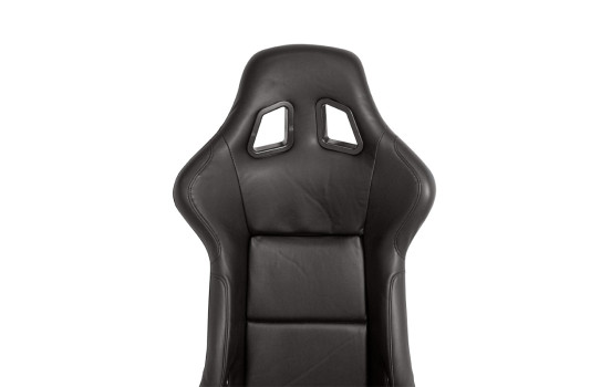 Sports seat 'MO' - Black Artificial leather - Fixed polyester backrest, Image 5