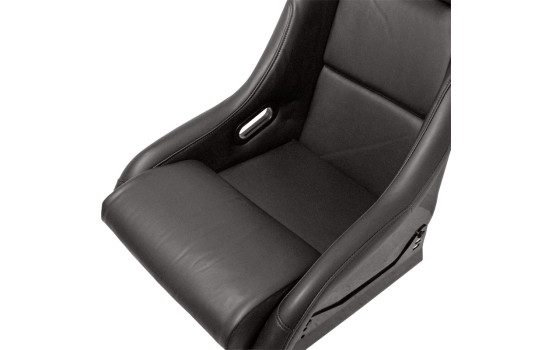 Sports seat 'MO' - Black Artificial leather - Fixed polyester backrest, Image 7
