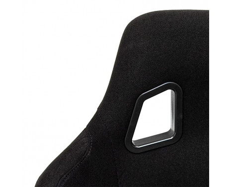 Sports seat 'MO' - Black - Fixed polyester backrest, Image 6