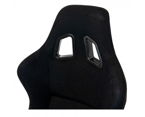 Sports seat 'MO' - Black - Fixed polyester backrest, Image 7