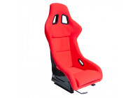 Sports seat 'MO' - Red - Fixed polyester backrest