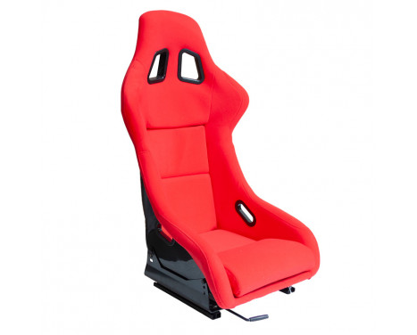 Sports seat 'MO' - Red - Fixed polyester backrest