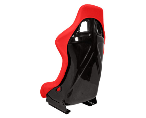 Sports seat 'MO' - Red - Fixed polyester backrest, Image 2