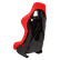 Sports seat 'MO' - Red - Fixed polyester backrest, Thumbnail 2