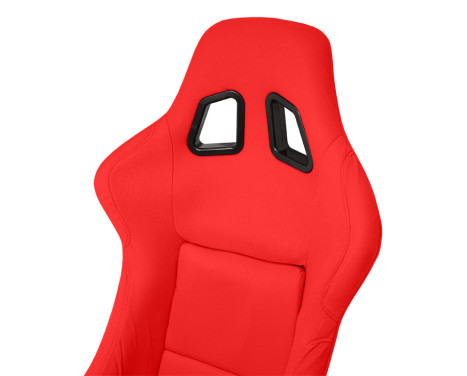 Sports seat 'MO' - Red - Fixed polyester backrest, Image 6