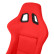 Sports seat 'MO' - Red - Fixed polyester backrest, Thumbnail 6