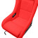 Sports seat 'MO' - Red - Fixed polyester backrest, Thumbnail 7