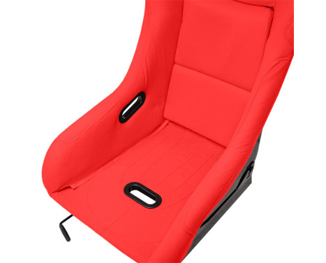 Sports seat 'MO' - Red - Fixed polyester backrest, Image 8