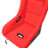 Sports seat 'MO' - Red - Fixed polyester backrest, Thumbnail 8