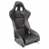 Sports seat 'RR' - Black Artificial leather - Fixed polyester backrest