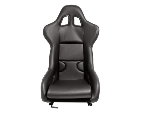Sports seat 'RR' - Black Artificial leather - Fixed polyester backrest, Image 3