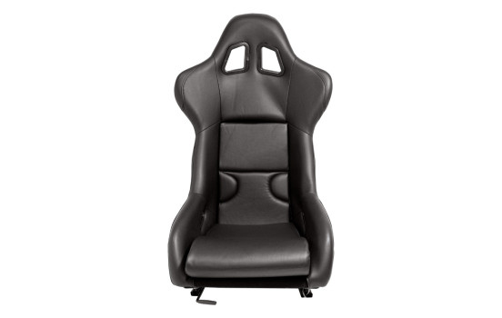 Sports seat 'RR' - Black Artificial leather - Fixed polyester backrest, Image 3