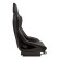 Sports seat 'RR' - Black Artificial leather - Fixed polyester backrest, Thumbnail 4