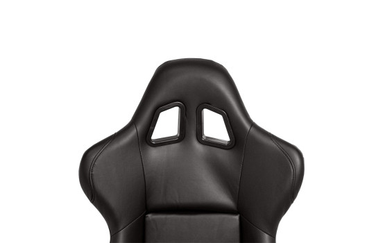 Sports seat 'RR' - Black Artificial leather - Fixed polyester backrest, Image 5