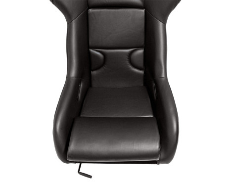 Sports seat 'RR' - Black Artificial leather - Fixed polyester backrest, Image 6