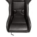 Sports seat 'RR' - Black Artificial leather - Fixed polyester backrest, Thumbnail 6