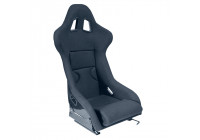 Sports seat 'RR' - Black - Fixed polyester backrest
