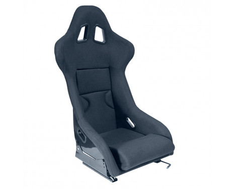 Sports seat 'RR' - Black - Fixed polyester backrest