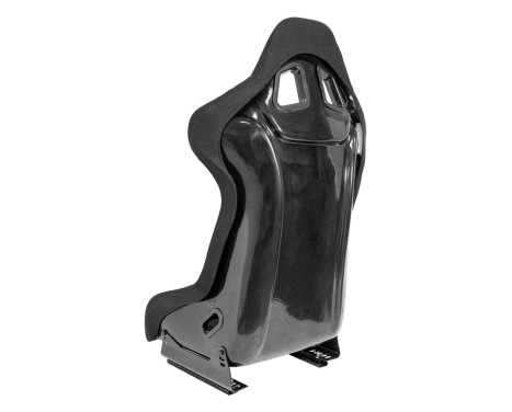 Sports seat 'RR' - Black - Fixed polyester backrest, Image 2