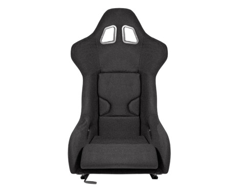 Sports seat 'RR' - Black - Fixed polyester backrest, Image 3