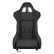 Sports seat 'RR' - Black - Fixed polyester backrest, Thumbnail 3