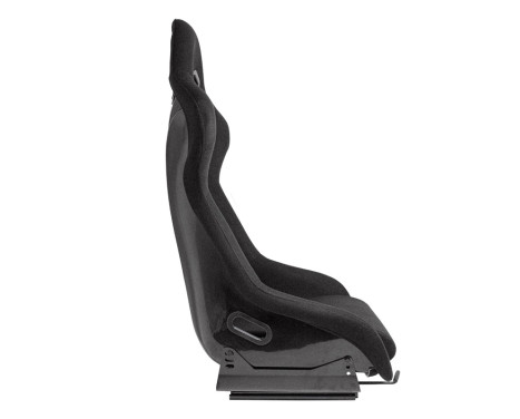 Sports seat 'RR' - Black - Fixed polyester backrest, Image 4