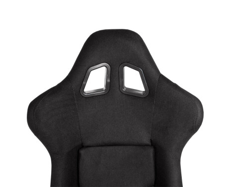 Sports seat 'RR' - Black - Fixed polyester backrest, Image 5