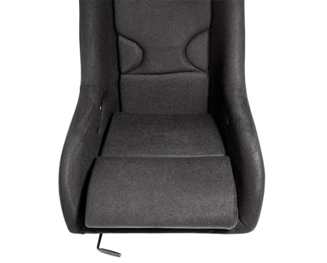 Sports seat 'RR' - Black - Fixed polyester backrest, Image 6