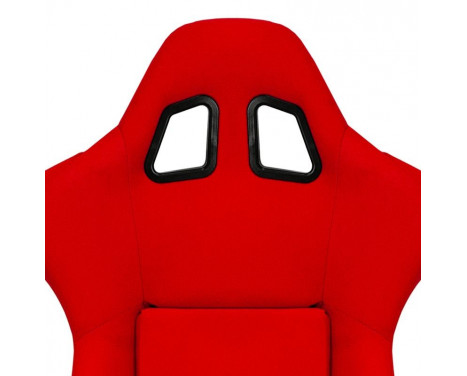 Sports seat 'RR' - Red - Fixed polyester backrest, Image 8