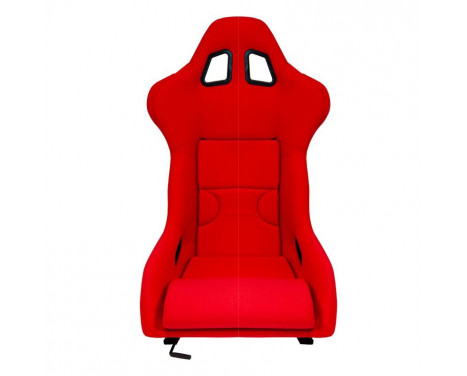 Sports seat 'RR' - Red - Fixed polyester backrest, Image 3