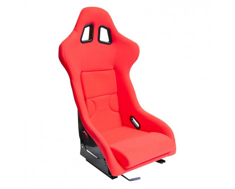 Sports seat 'RR' - Red - Fixed polyester backrest