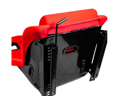 Sports seat 'RR' - Red - Fixed polyester backrest, Image 7