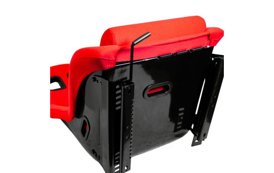 Sports seat 'RR' - Red - Fixed polyester backrest, Image 7
