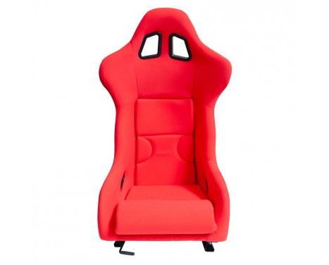 Sports seat 'RR' - Red - Fixed polyester backrest, Image 2