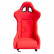 Sports seat 'RR' - Red - Fixed polyester backrest, Thumbnail 2