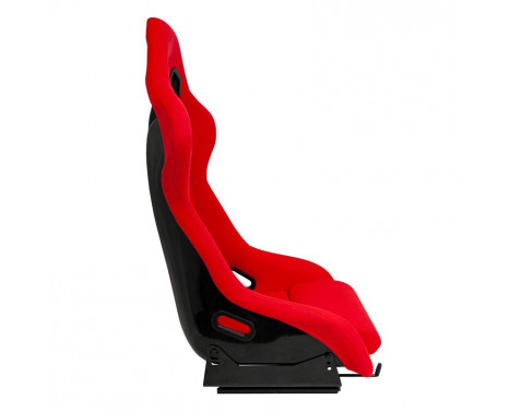 Sports seat 'RR' - Red - Fixed polyester backrest, Image 4