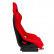 Sports seat 'RR' - Red - Fixed polyester backrest, Thumbnail 4