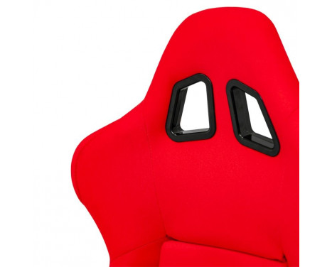 Sports seat 'RR' - Red - Fixed polyester backrest, Image 6