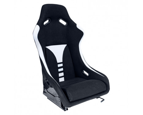 Sports seat 'RT' - Black/Grey - Fixed polyester backrest